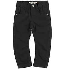 Minymo Broek - Twill Regular - zwart