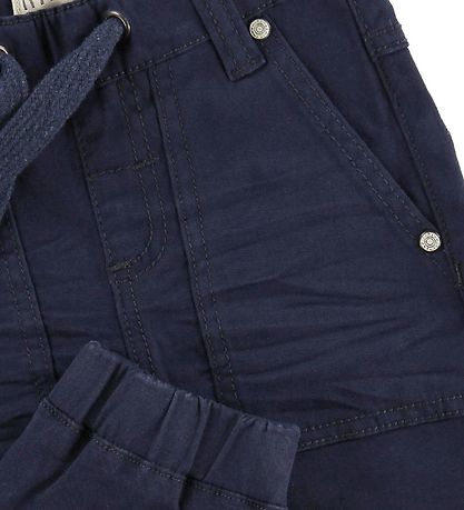 Minymo Trousers - Twill Loose - Navy