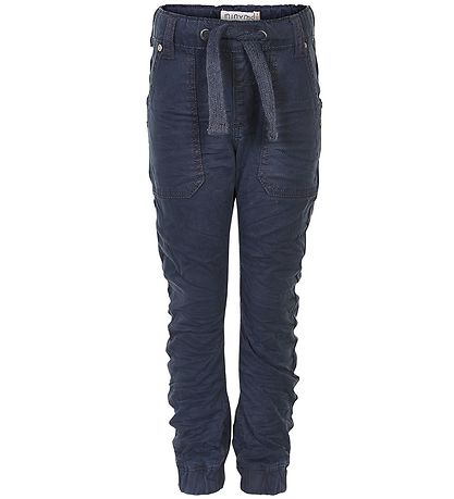 Minymo Trousers - Twill Loose - Navy