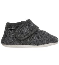 CeLaVi Slippers - Wool - Charcoal Grey