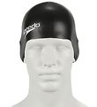 Speedo Badehette - Junior Plain Moulded Silicone Cap - Svart