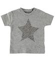 Fixoni T-shirt - Gråmelerad m. Stjärna