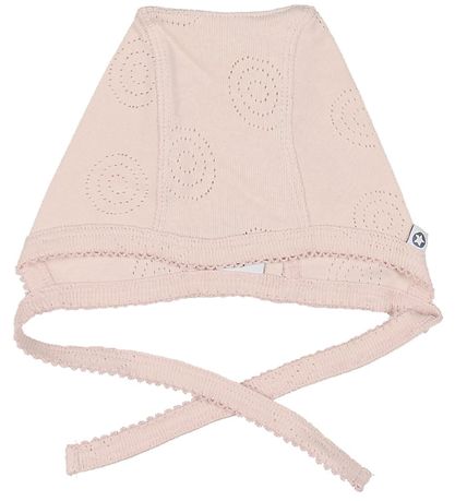 Smallstuff Baby Hat - Powder w. Pointelle