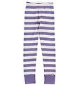 Leggings Katvig - Blanc/Violet Rayures