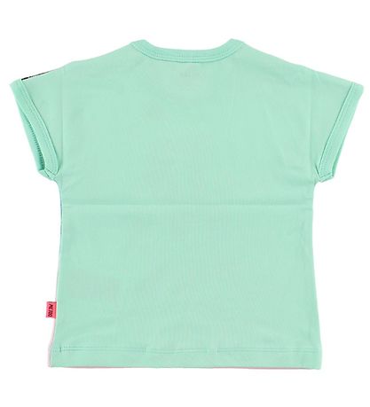 Me Too T-shirt - Mint w. Parrots/Butterflies