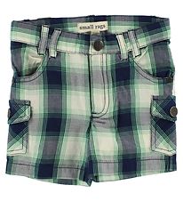 Small Rags Shorts - Navy/Groen/Wit