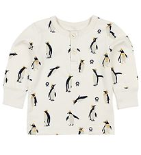 Katvig Blouse - Creme m. Pinguïns