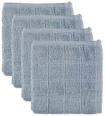 Pippi Baby Washcloths - 4-Pack - Light Blue