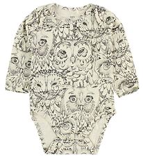 Soft Gallery Romper l/s - Bob - Crème m. Uilen