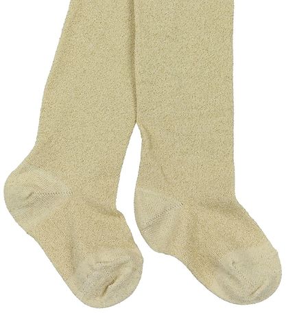 MP Tights - Cream w. Glitter
