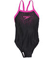 Speedo Sundföt - UV50+ - Svart M. Bleikt