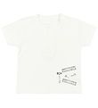 Fixoni T-shirt - Creme m. Tryck