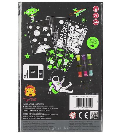 Tiger Tribe Färgset - Neon - Outer Space
