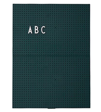Design Letters Blackboard - A4 - Dark Green