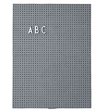 Design Letters Tavle - A4 - Mørk Grå