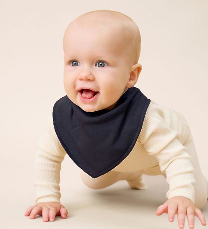 Pippi Baby Teething Bib - Pointy - Navy