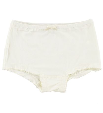 Minymo Underwear - Bamboo - White w. Lace