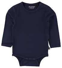 Minymo Bodysuit l/s - Bamboo - Navy