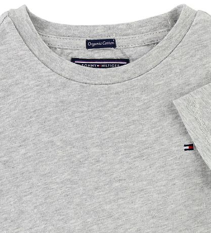 Tommy Hilfiger Stuttermabolur - Grátóna