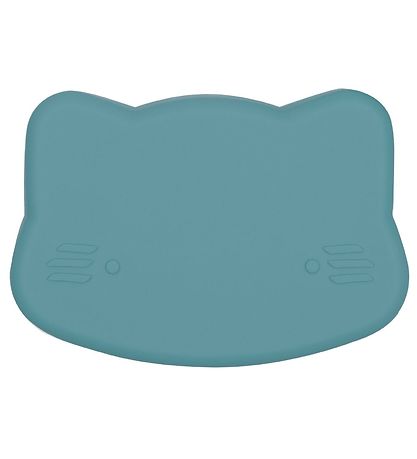 We Might Be Tiny Snackbox - Cat - Silicone - Petrol