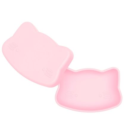 We Might Be Tiny Snackbox - Cat - Silicone - Pink