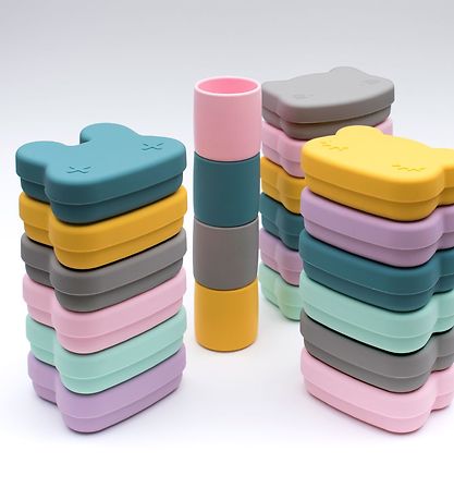 We Might Be Tiny Snackbox - Cat - Silicone - Pink