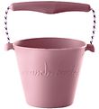 Seau Scrunch - Silicone - 13 cm - Rose Clair