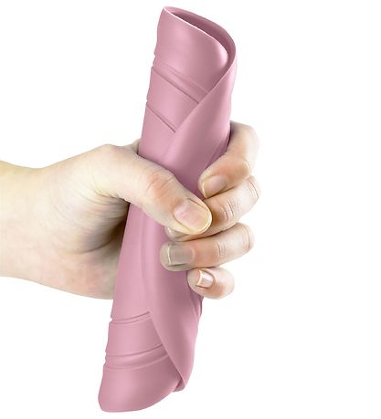 Scrunch Frisbí - Sílikon - Ø18 cm - Bleikt