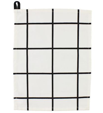 Tablier et Torchon Design Letters - Noir/Blanc