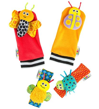Lamaze Wrist - and Foot Rattle Set - Gardenbug