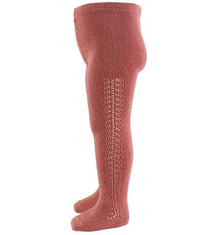 Condor Tights w. Pointelle - Dusty Pink