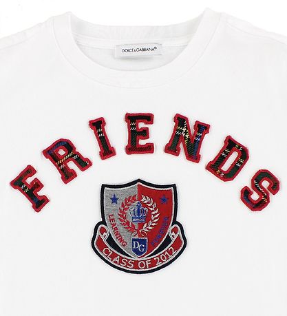 Dolce & Gabbana T-shirt - White w. Patches