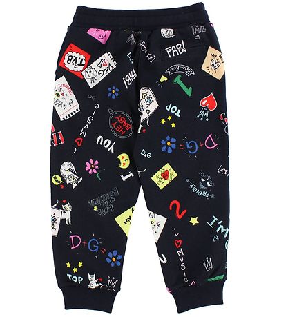 Dolce & Gabbana Sweatpants - Navy w. Print
