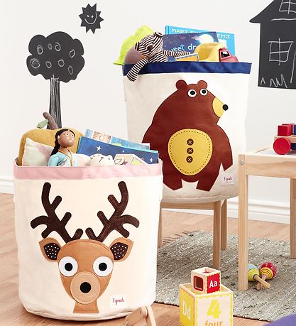 3 Sprouts Storage Basket - 45x40 - Deer