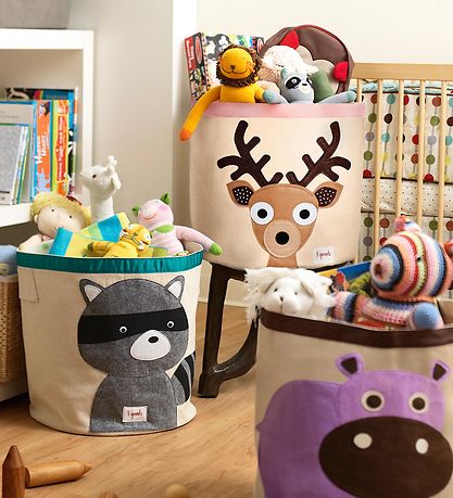 3 Sprouts Storage Basket - 45x40 - Deer