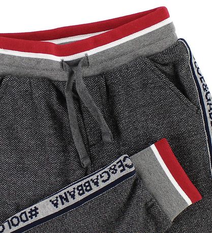 Dolce & Gabbana Trousers - Viscose/Wool/Acrylic - Charcoal