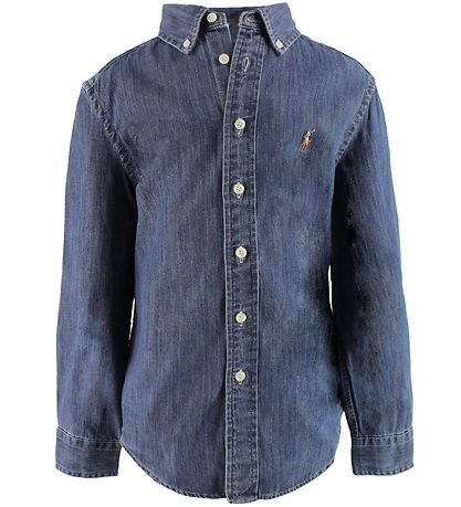 Polo Ralph Lauren Skyrta - Gallaefni - Blátt