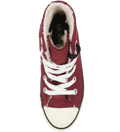 Converse All Star Hi - Bordeaux m. Foder