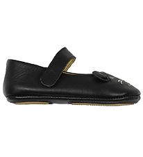 Petit by Sofie Schnoor Ballerina Pantoffels - Zwarte m. Panter