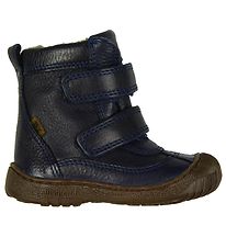 Bisgaard Winter Boots - Ellis - Tex - Navy w. Lining/Velcro