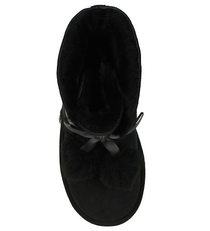 UGG Teddyboots - Gita - Schwarz m. Pompons