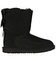 UGG Teddyboots - Bailey Bow II - Svart