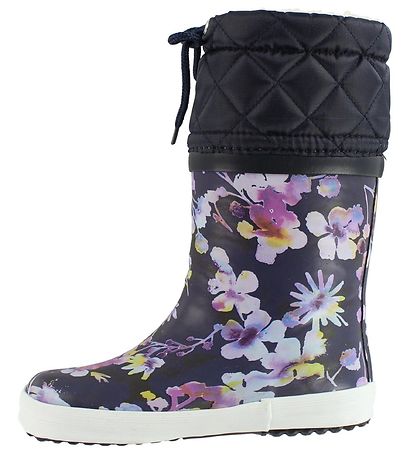 Aigle Thermo Boots - Giboulee - Dark Flower