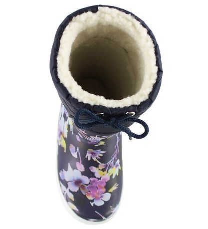 Aigle Thermo Boots - Giboulee - Dark Flower