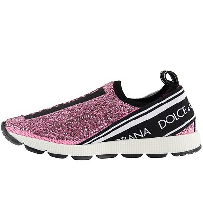 Dolce & Gabbana Sneakers - Pink w. Rhinestone