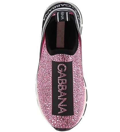 Dolce & Gabbana Sneakers - Pink w. Rhinestone