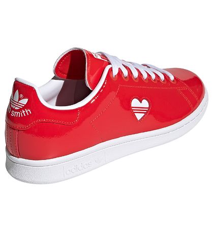 Chaussures adidas Originals - Stan Smith - Rouge av. Coeur