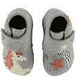 Living Kitzbühel Slippers - Wool. Grey w. Unicorn/Glitter