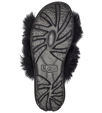 UGG Sandals - Fuzzalicious - Black