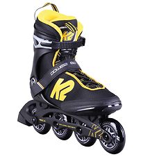 K2 Rulleskøjter - Power 80 - Sort/Gul - Inliner